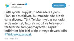 TT: Enflasyonla Topyekün Mücadele Gereği Zam Yapmayacağız