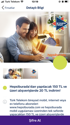 Türk Telekom müşterilerine Hepsiburada’dan 150 / 20 TL indirim
