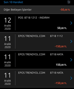 Worldcard Trendyol 150/50 Ekstre İndirimi