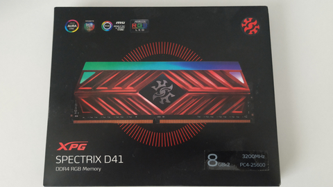 XPG D41 8x2 GB 3200MHZ RGB RAM DDR4