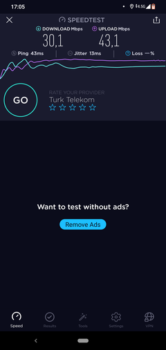 TÜM OPERATÖRLER 4,5G HIZ TESTİ [ANA KONU] 5G YE DOĞRU ADIM ADIM