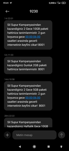 TÜRK TELEKOM ÖZGÜRCE SELFY SINIRSIZ SOSYAL MEDYALI [[Ana Konu]]