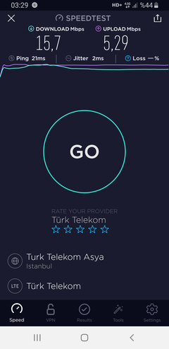 TÜM OPERATÖRLER 4,5G HIZ TESTİ [ANA KONU] 5G YE DOĞRU ADIM ADIM