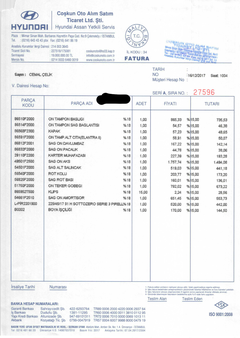 Kira Cerato Yetkili Servis Bakım ve Parça Ücretleri  ( Fiyatlar Eklendi)