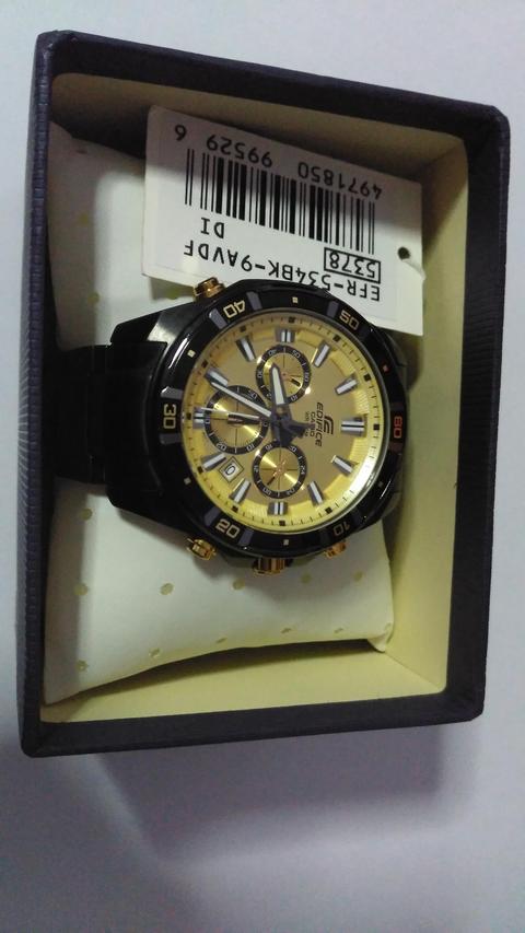 SATILIK CASİO EDİFİCE 200 TL İNDİRDİM CASİO Efr-534Bk-9Avdf