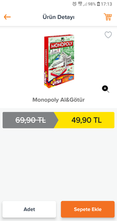 AMAZON MONOPOLY DİJİTAL BANKACILIK 138.50 TL