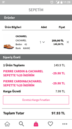 1v1y.com cacharel ve pierre cardin ayakkabılar çok uygun fiyat