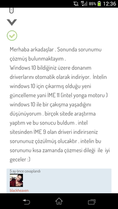  Windows 10 Uyku Modu Problemi