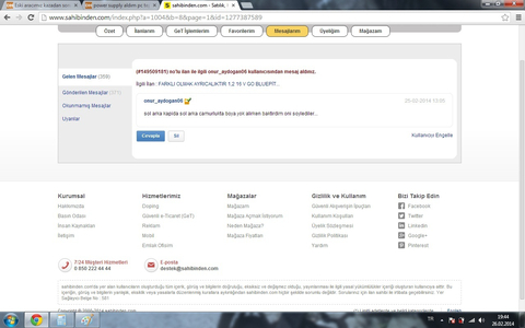 Eski aracımız kazadan sonra toplanmış satışta!