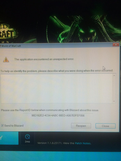  wow fatal error