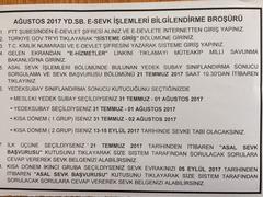 368. Dönem [Ağustos 2017] Uzun Dönem, Kısa Dönem ve Yedek Subay Adayları [GÜNCEL]