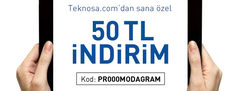  TEKNOSA 500/50 HEDİYE ÇEKİ