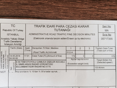  Radar Cezasına İtiraz Süreci (Ceza İptal Edildi)