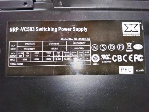 HighPower 400w - 460w- 500w- xigmatek 500w Psular.