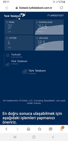 TÜM OPERATÖRLER 4,5G HIZ TESTİ [ANA KONU] 5G YE DOĞRU ADIM ADIM