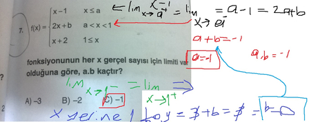 Apotemi'den Seçme LİMİT Soruları