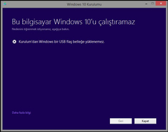  WINDOWS 10 YÜKSELTMESİ SSD SORUNU