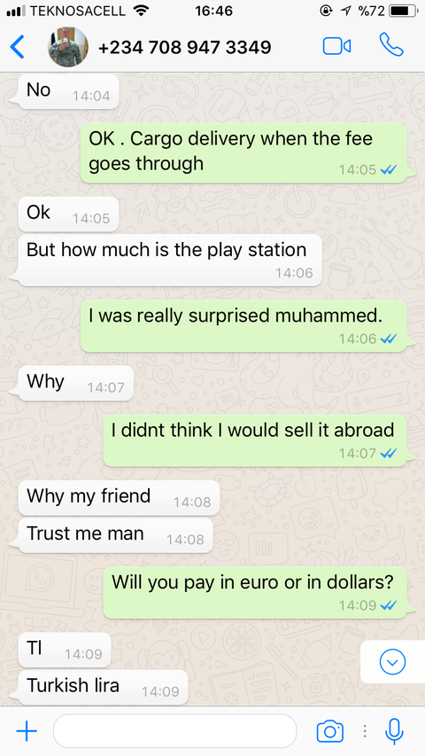 Nijerya’ya ikinci el PS4 satmak ? (SS eklendi )