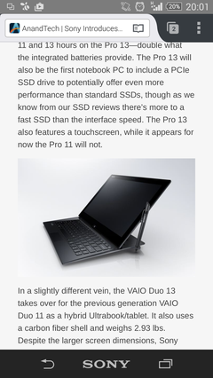 Sony'den bağımsız VAIO'dan iki yeni hibrit dizüstü bilgisayar: VAIO Z ve VAIO Z Canvas