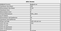  ADSL2+ 16 MBİT HIZ TESTLERİ MODEM DEĞERLERİ VE PROBLEMLERİ [GENEL BAŞLIK]