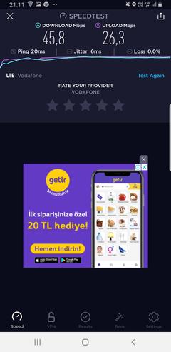 TÜM OPERATÖRLER 4,5G HIZ TESTİ [ANA KONU] 5G YE DOĞRU ADIM ADIM