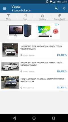 Daha kimsede yokken galeride yine Corolla 1.5