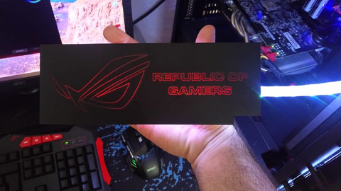 Ekran Kartı Backplate (RGB Ledli) Özel Yapım