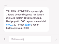 Türktelekom Yılların Hediyesi Kampanyası