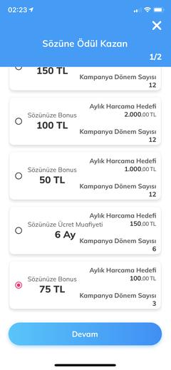 Denizbank - 3 ay boyunca her ay 100TL harcama sözüne 75 bonus (Kişiye Özel Olabilir)
