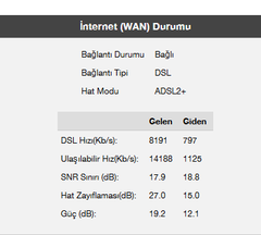 Bu değerlerle ne kadar hız alabilirim?