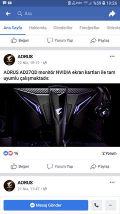 AORUS AD27QD | 27" IPS - WQHD - HDR - 144Hz