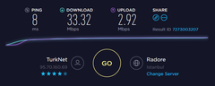 VDSL bağlantıda ADSL hızı alıyorum.