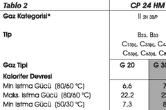 DOĞALGAZ KOMBİSİ ÖNERİSİ?