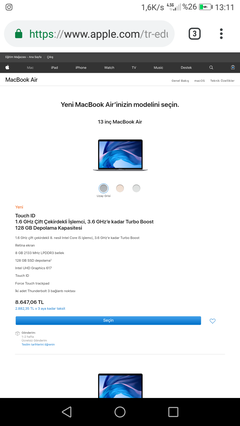 Yeni MacBook Air modeli 7W işlemciye rağmen tatmin edici sonuçlar alıyor