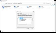 WİN 10 AĞ BAĞDAŞTIRICILARI VE BAĞLARI SORUNU 