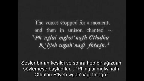 CTHULHU ÇAĞIRMA SÖZLERİ VE ALHAZRET(CHRİSTOPHER SMİTH)