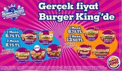 2008-2009 Burger King 2'li menü fiyatlarını biliyor muydunuz ?