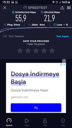 TÜM OPERATÖRLER 4,5G HIZ TESTİ [ANA KONU] 5G YE DOĞRU ADIM ADIM