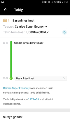 Aliexpress Standard Shipping Mağdurları - TÜM KARGO MAĞDURLARI TOPLANIYORUZ!