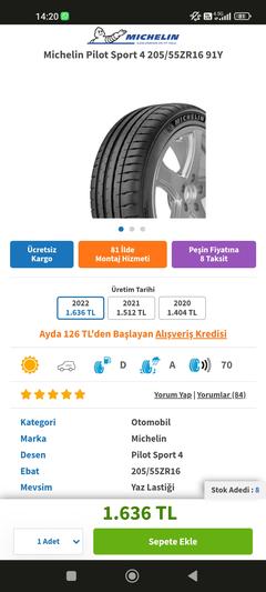 Continental Lastik Önerisi