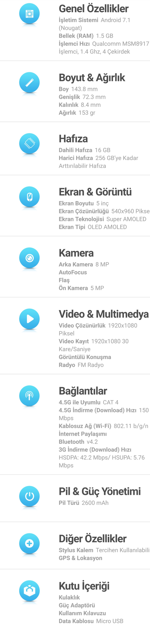 SAMSUNG GALAXY GRAND PRİME PRO(J2 2018)