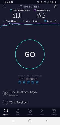 TÜM OPERATÖRLER 4,5G HIZ TESTİ [ANA KONU] 5G YE DOĞRU ADIM ADIM