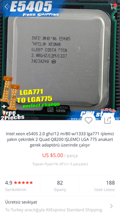 Xeon E5440 BIOS ve Windows'ta Farklı Sıcaklıklar