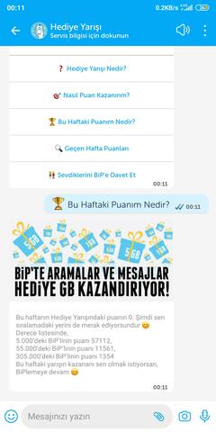 Bip Hediye Avı!