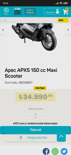 İlk motor olarak apec apx5 150cc alınır mı