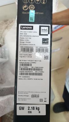 SATILIK Lenovo Yoga Slim 7 (SIFIR) i7/16gb/1tb ssd