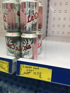 BİM Şubesel Le Cola Light 330 ml kutu 0,45 TL