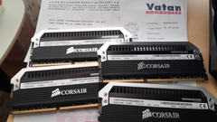  SATILDI. CORSAIR DOMINATOR PLATINIUM 16GB 2400MHZ CL10 VATAN FATURALI.. 550tl