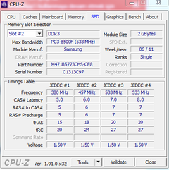 Intel Core i3 380M Samsung laptop için uyumlu RAM bulma