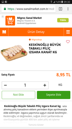 Tavuk Kanat Migros ve Kasaplarda 7-9 tl sözde ucuzluk marketlerinde 14-15 tl , Uyanık ol Mangalcı